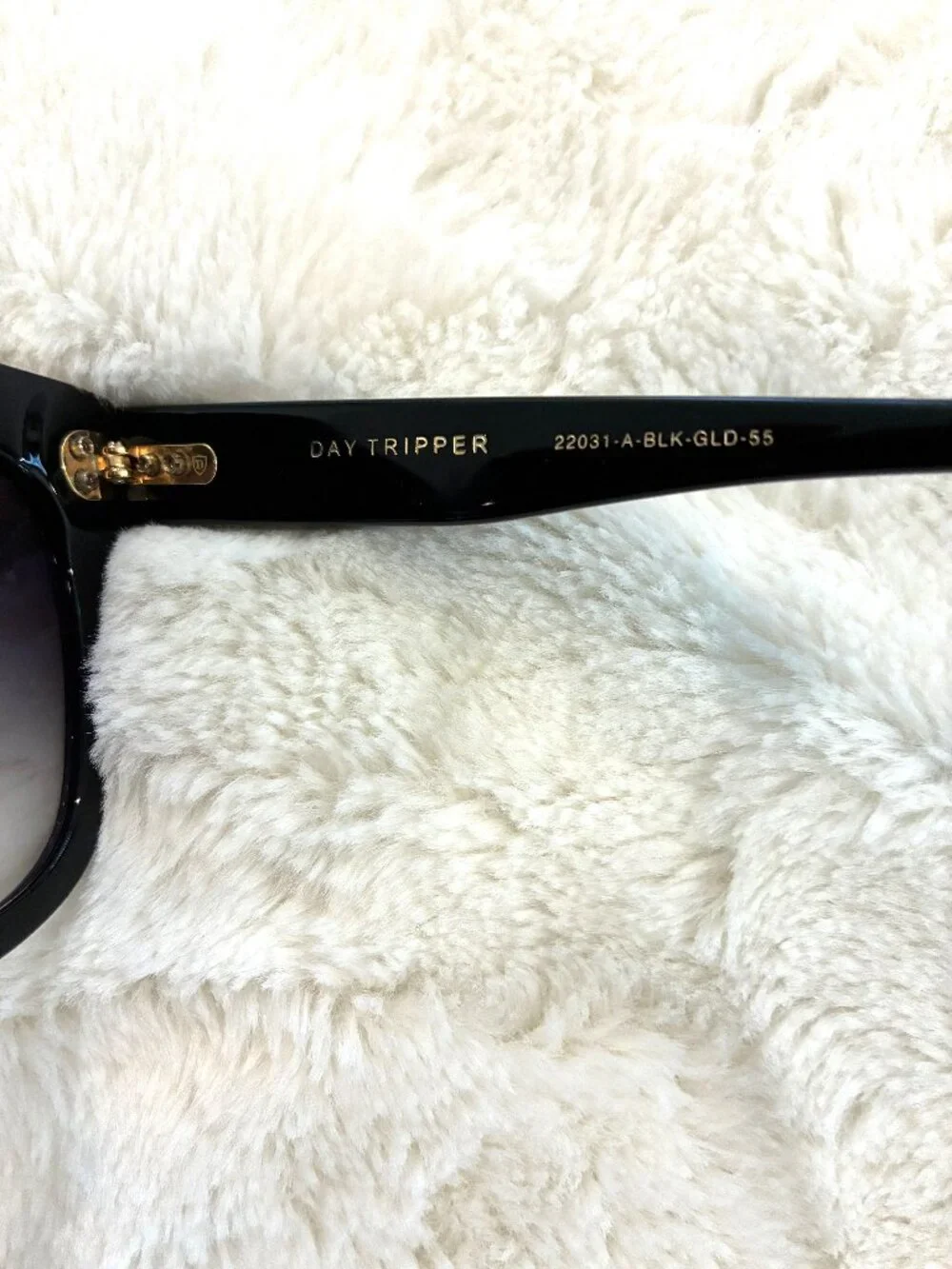 Dita DAY TRIPPER 22031-A Black/Gold Frame Sunglasses Grey Lens 55-20-145